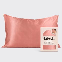 Satin Pillowcase in Terracotta