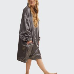 Charcoal Satin Glazey